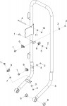 Altrad Belle PCEL 400E Compactor Plate Spare Parts - Handle Assembly